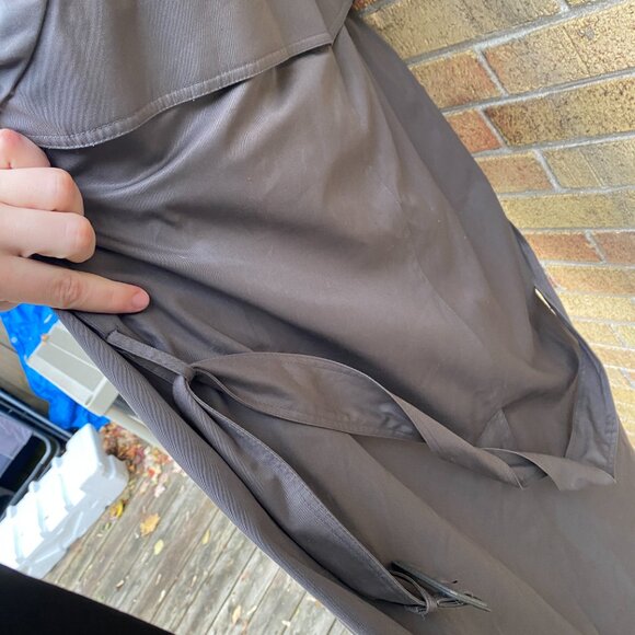 Men's Vintage 1998 YSL Yves Saint Laurent Wool Brown Button Coat Jacket Size 40 - Picture 7 of 16